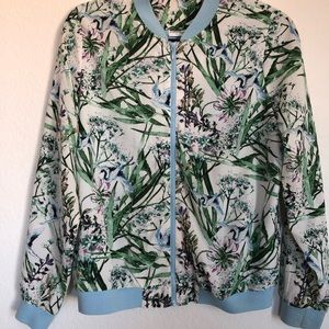 Floral/ Nature Bomber Jacket